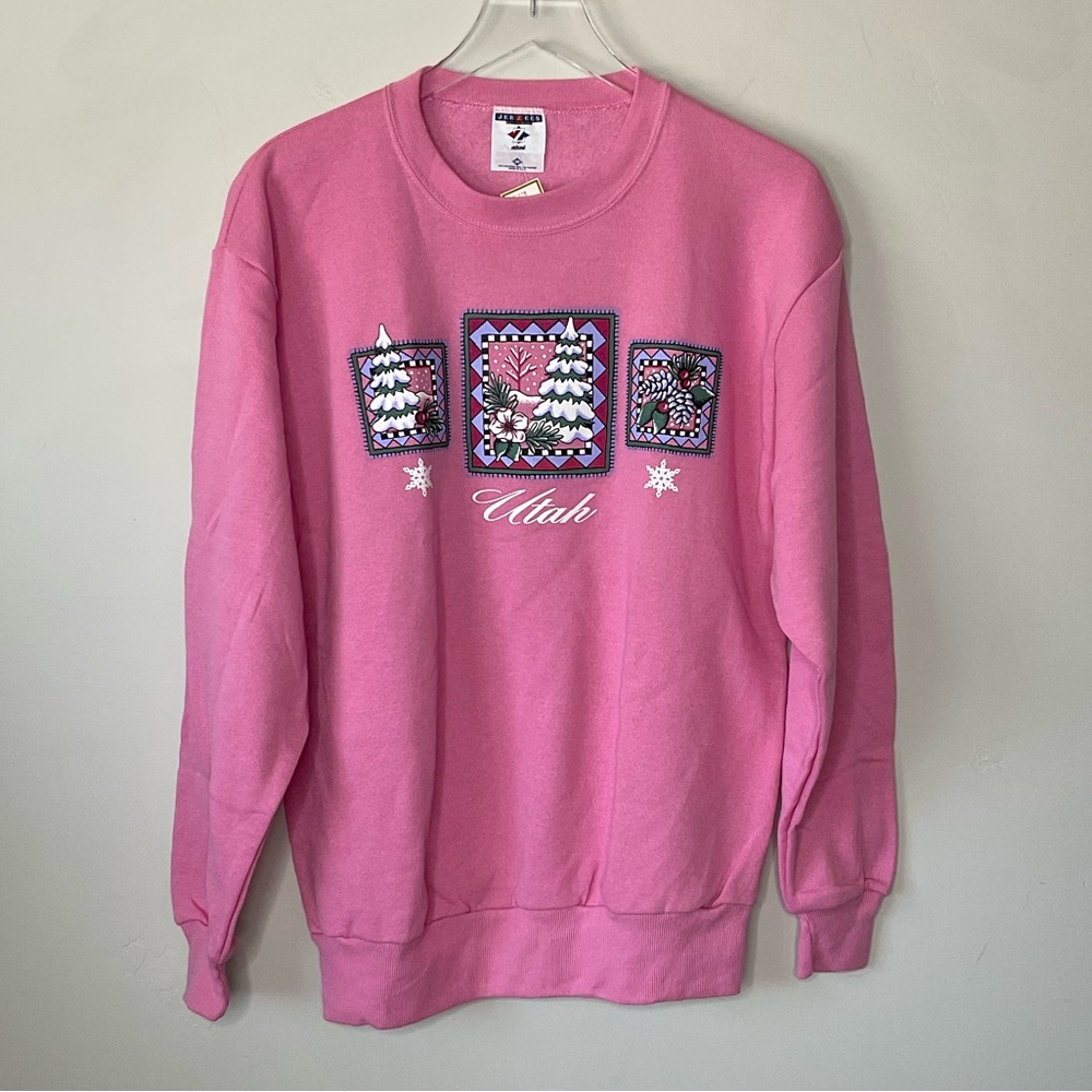 Vintage Deadstock Utah Sweatshirt Snow Winter Size M